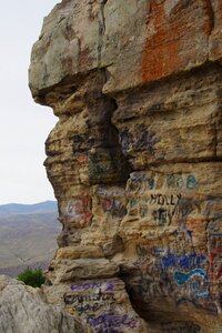 Cliff view skyline photo