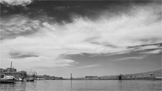 Greece black and white summer vacation