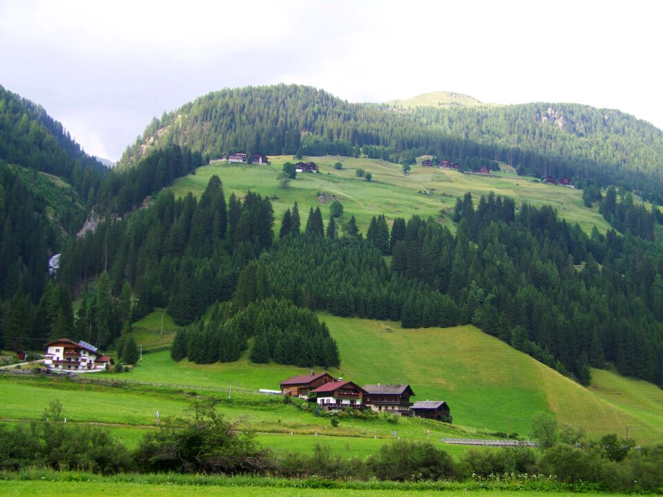 Alpine village alpine scenery alps