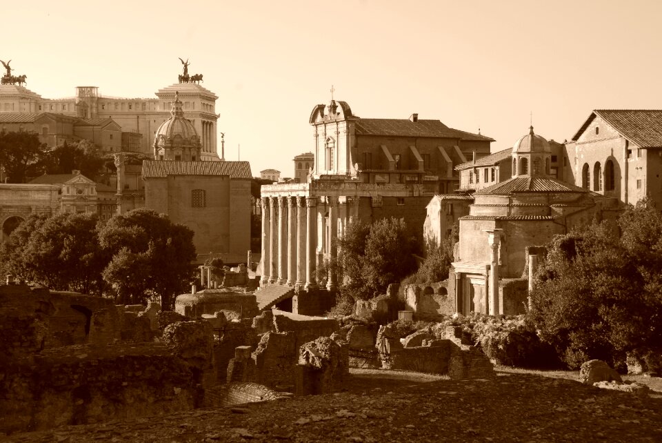 Ancient landmark italy