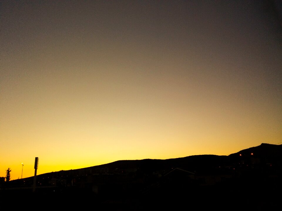 Objective sunset turkey