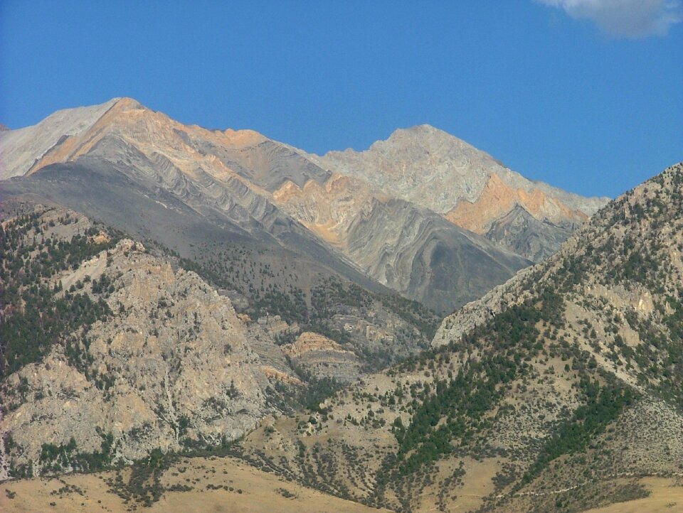 Mountain landscape peak