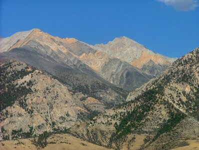 Mountain landscape peak