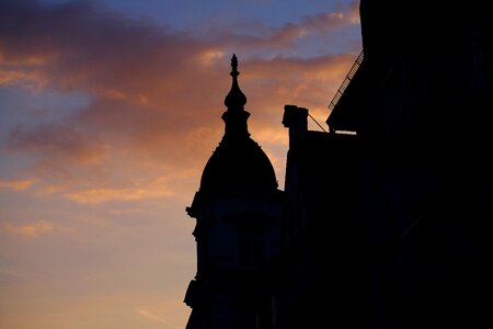 Facade city afterglow