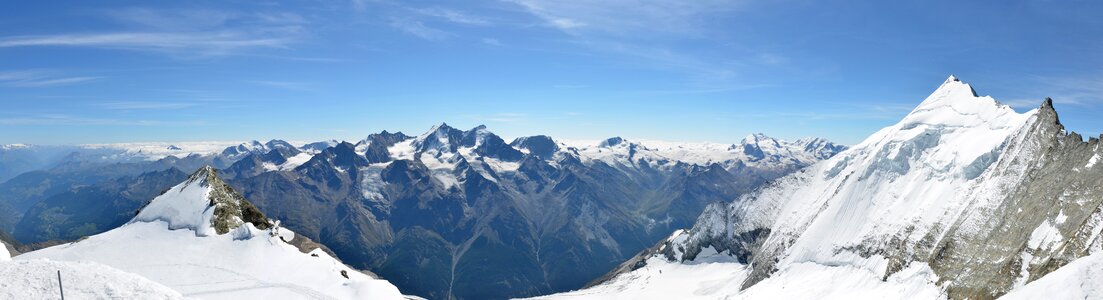 Landscape high mountains panorama