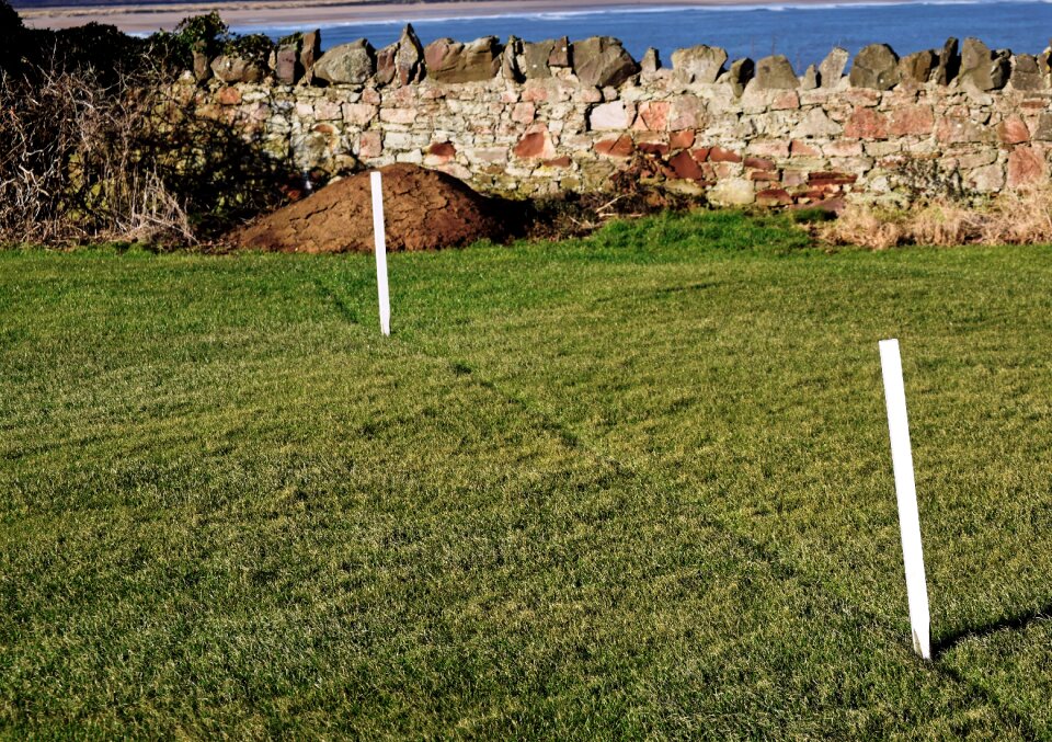 Out of bounds markers wall