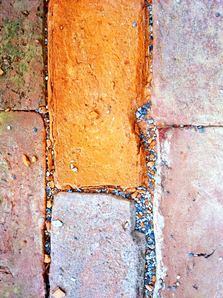 Mosaic bricks brick wall
