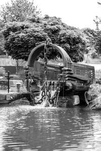 Waterwheel lake pond