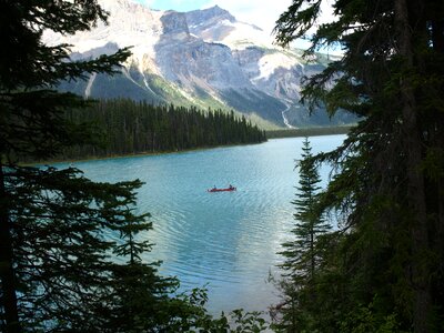 Mountains water canada photo