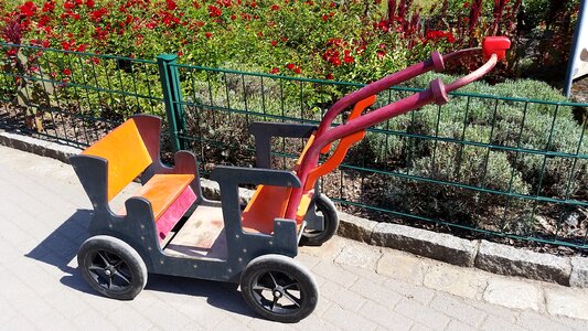 Wooden vehicle out steering