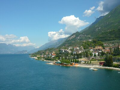 Italian lake garda mountain