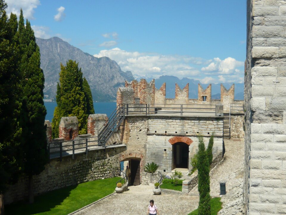 Italian lake garda castle
