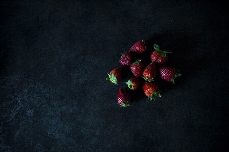 Strawberry black red