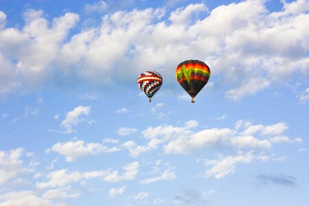 Colorful hot air photo