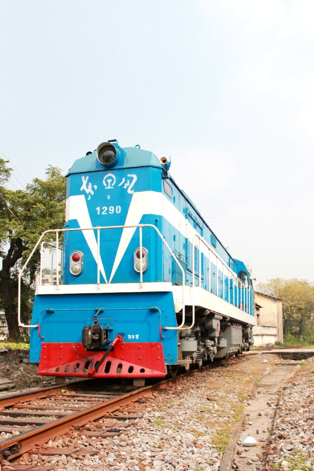 Locomotive retro railway