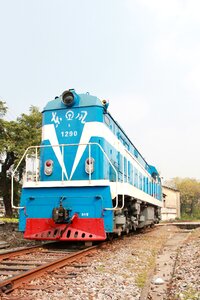 Locomotive retro railway