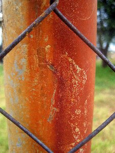 Iron oxidized rusted photo