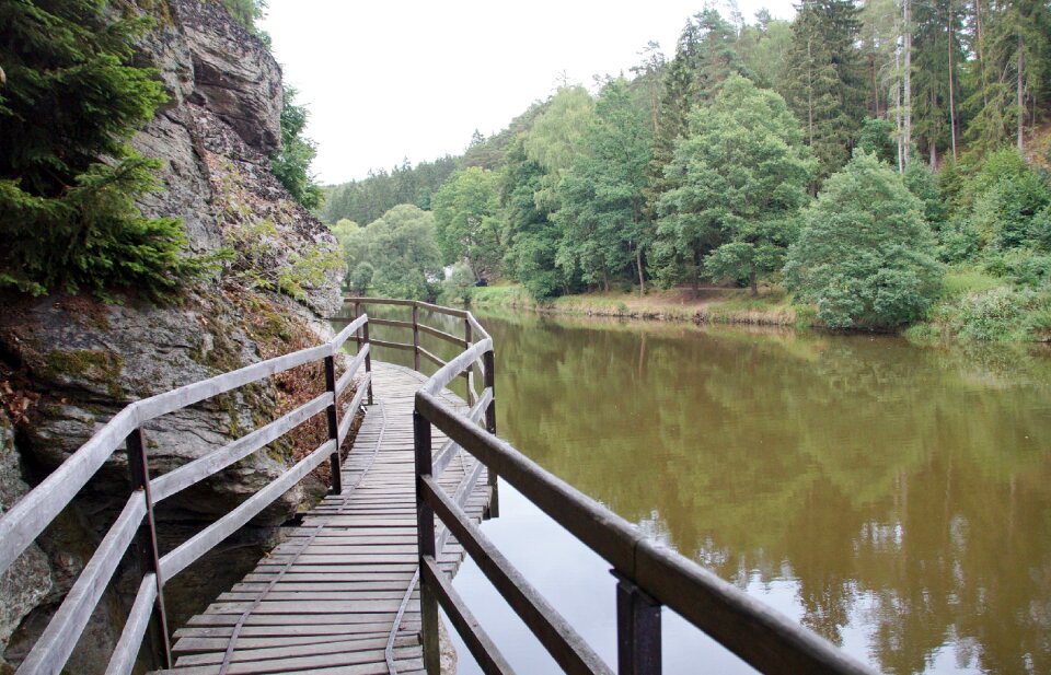 Gallery wooden bridge trip