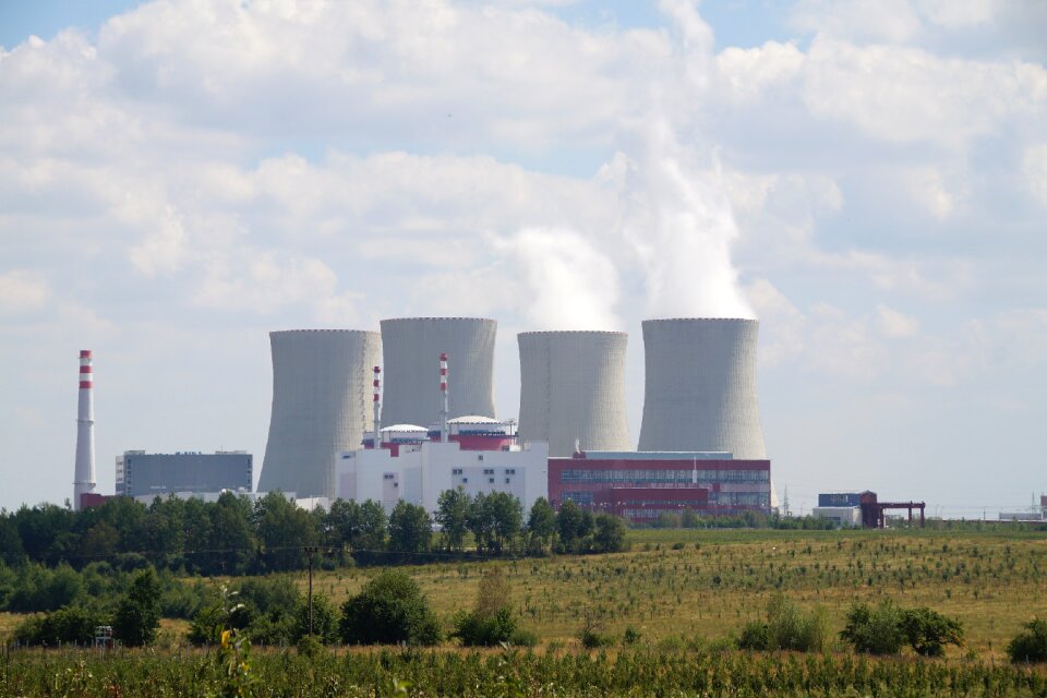Nuclear power plant south bohemia czech republic
