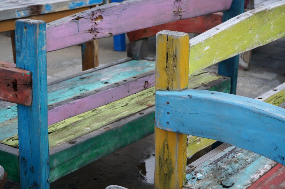 Painted wood color