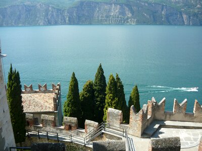 Italian lake garda castle