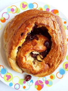 Blueberry pastry food