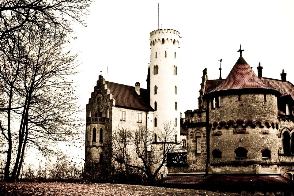 Knight's castle tourist attraction burg lichtenstein
