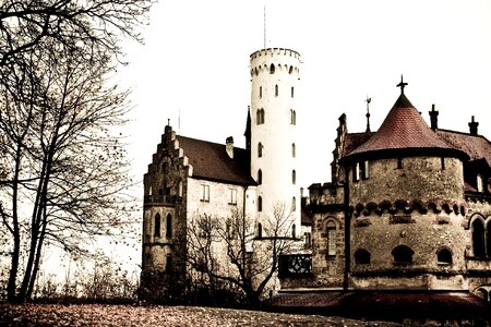 Knight's castle tourist attraction burg lichtenstein
