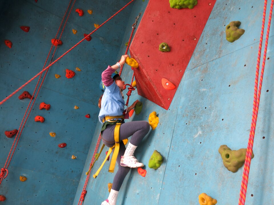 Climb sport young