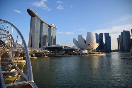 Helix bridge marina bay photo