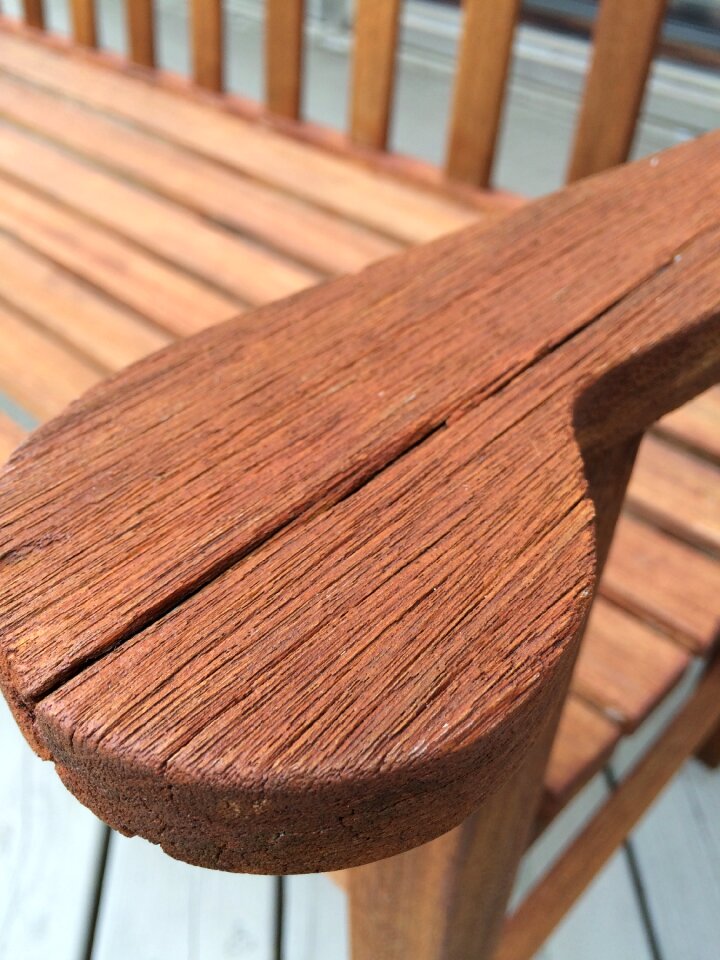 Bench arm cracked