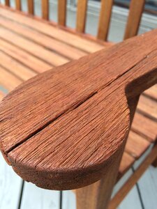 Bench arm cracked