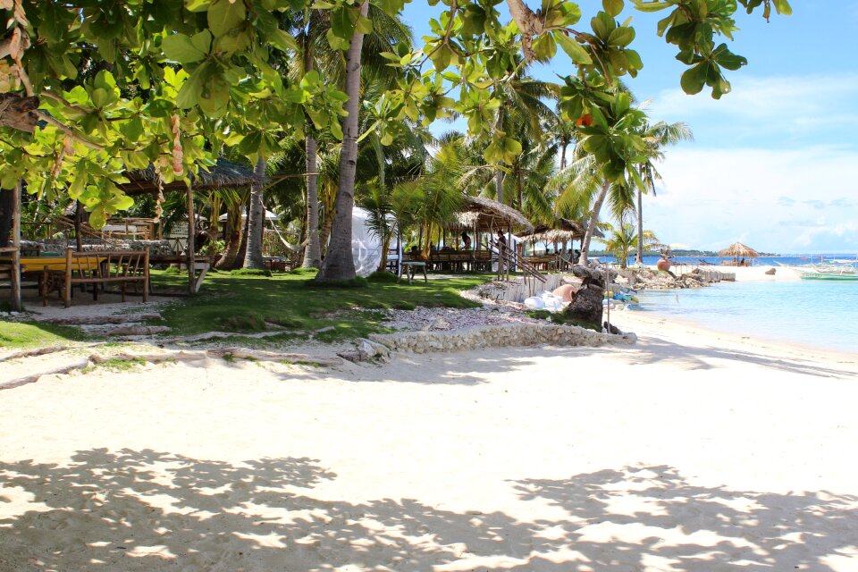 Tropical paradise island