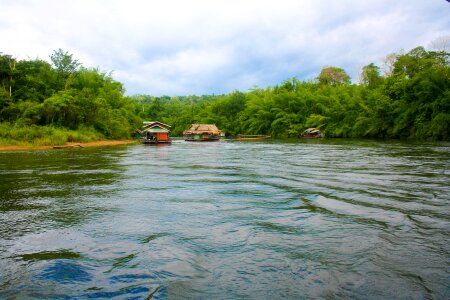 Raft rafting river kwai