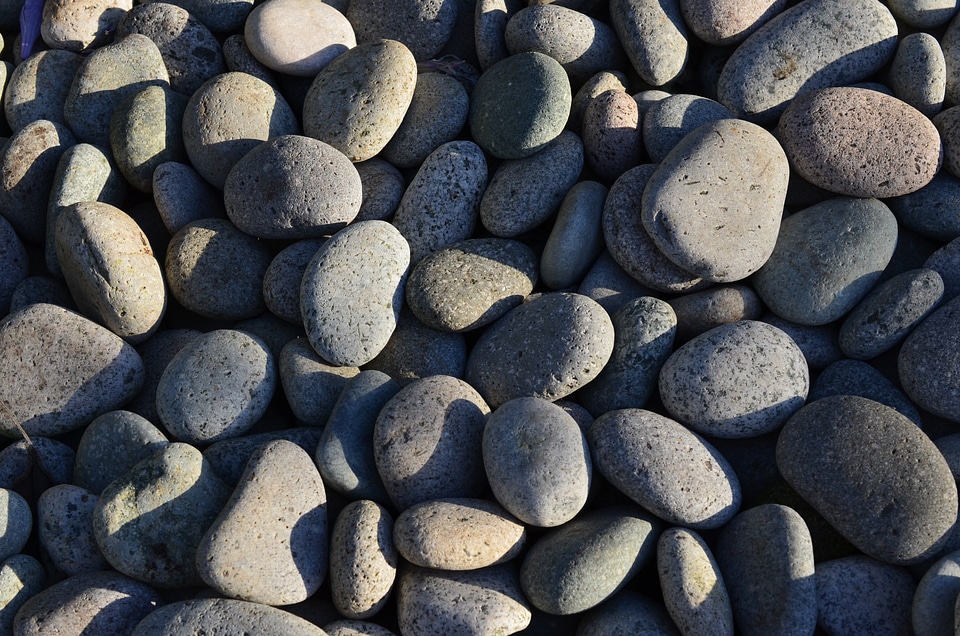 Beach sea sand gravel