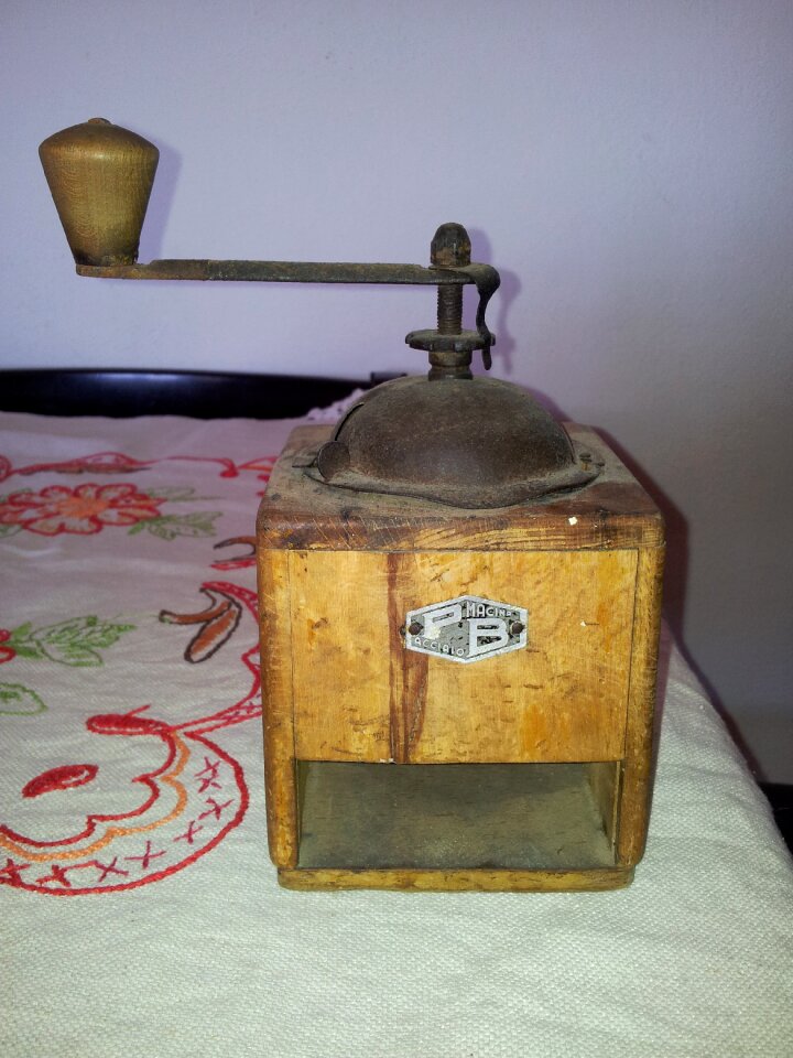 Old vintage grinder