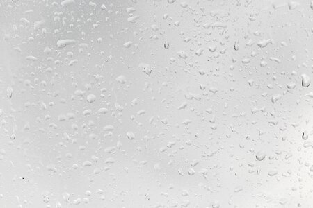Window beaded raindrop photo