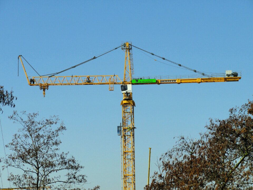 Tower construction site