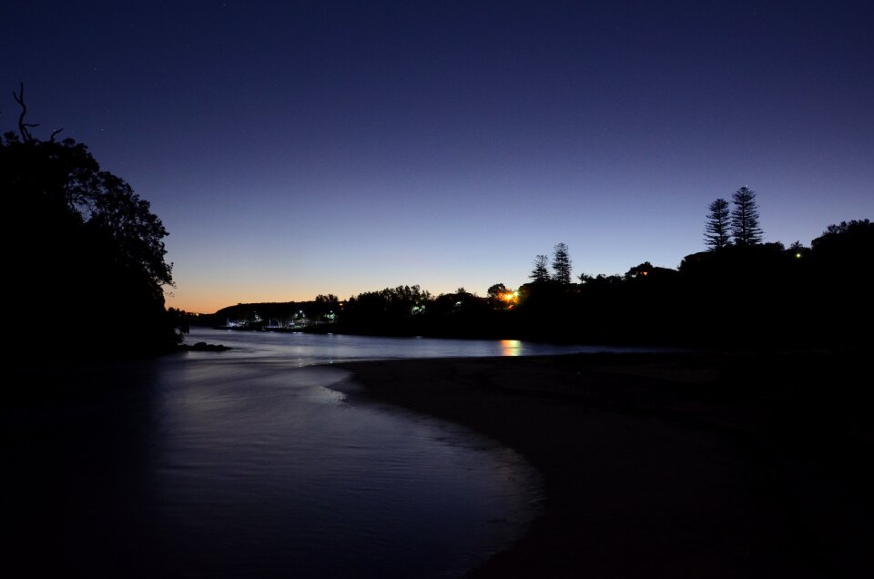 Collins beach night