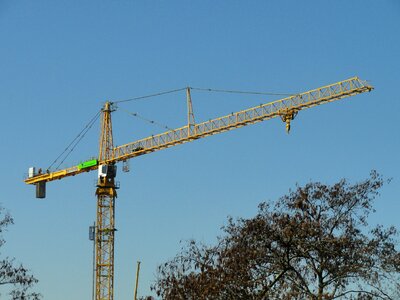 Tower construction site