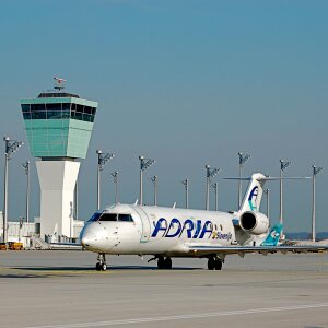 Adria airways international flight photo