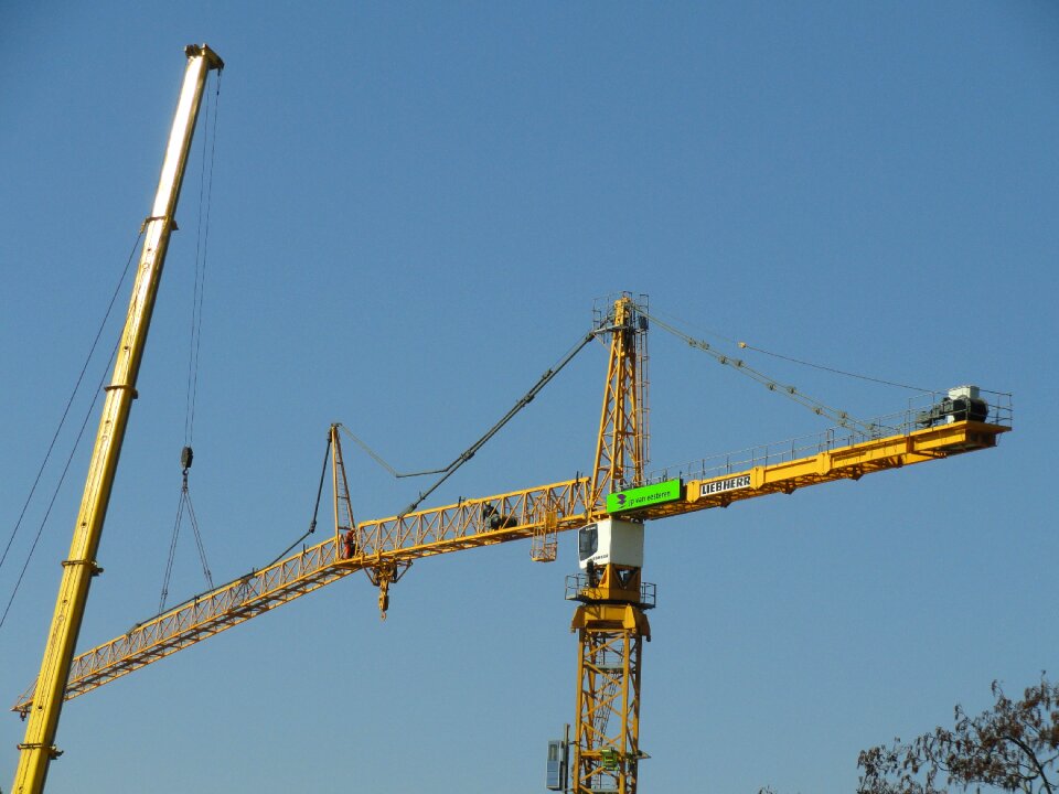 Tower construction site