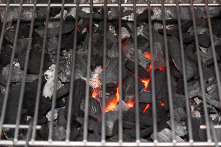 Grill carbon fire