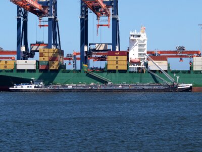 Port rotterdam cargo photo