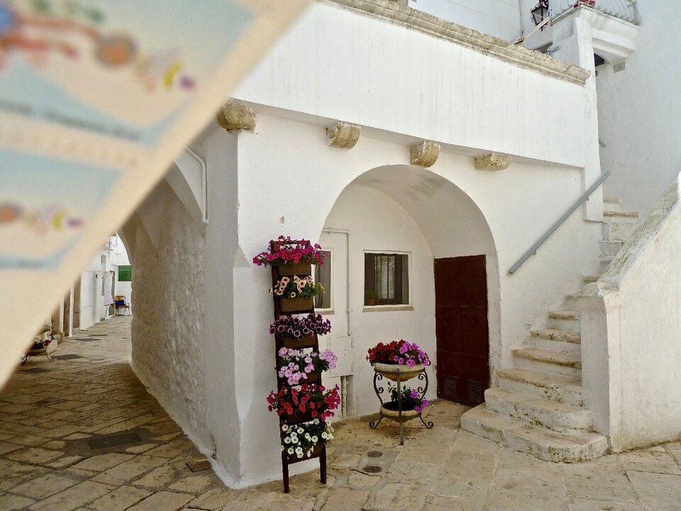 House entrance white