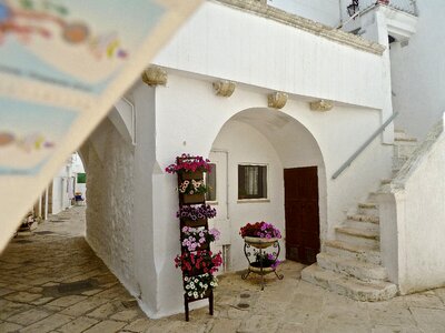House entrance white