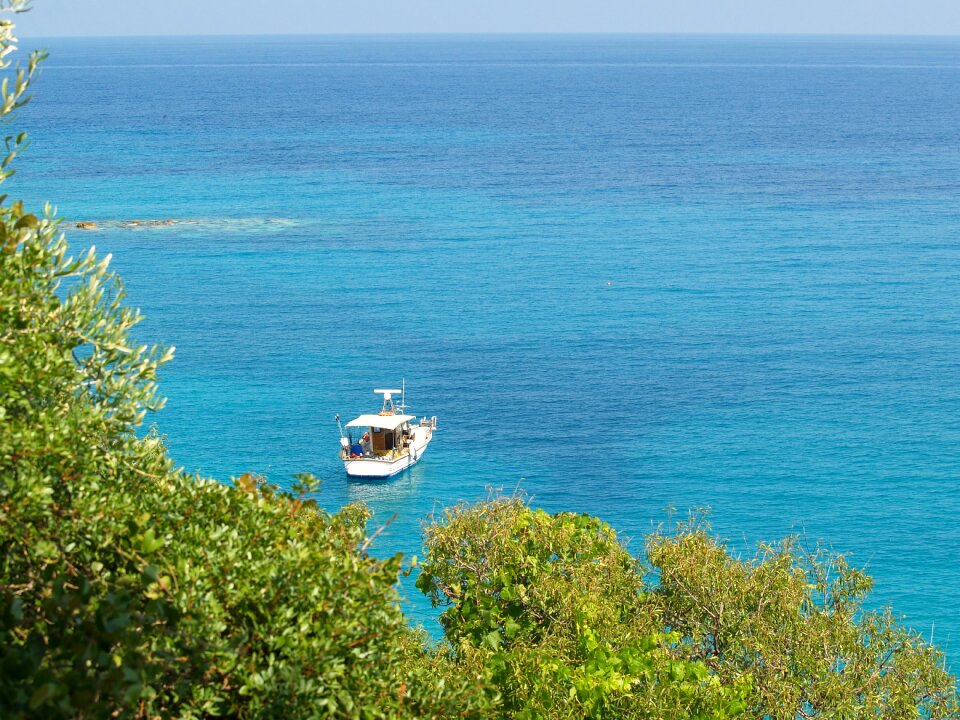 Sea view greece photo