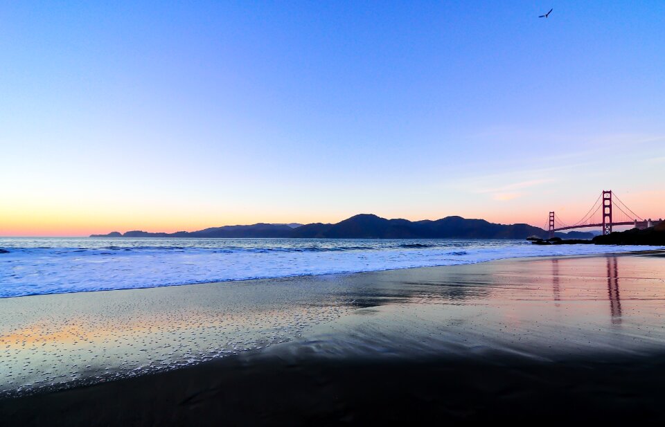 Horizon sea sunset