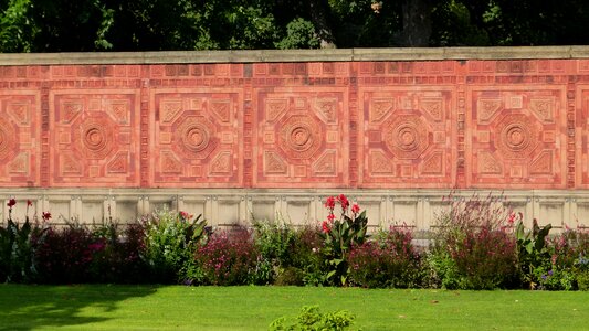 Wall baked clay earthenware
