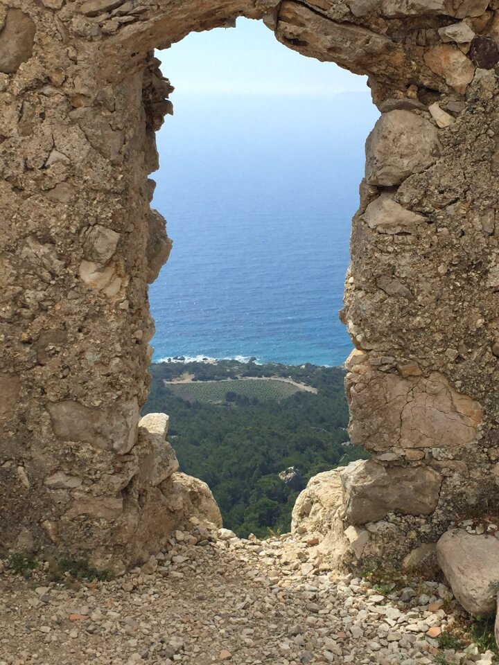 View sea view mountain